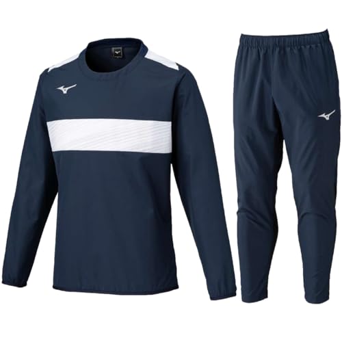 MIZUNO FOOTBALLトレーナー上下セット/M〜XL ミズノサッカー ストレッチスウェットプルオーバー|P2MCB066|ウエア|サッカー